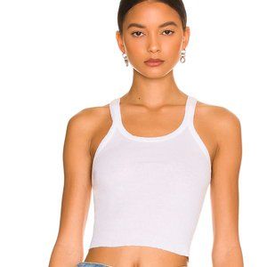 Re/Done x Hanes Cropped Rib Tank